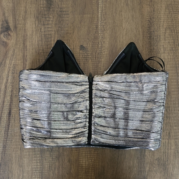 Retrofete Sophia Top in Gunmetal XXS - Picture 3 of 12